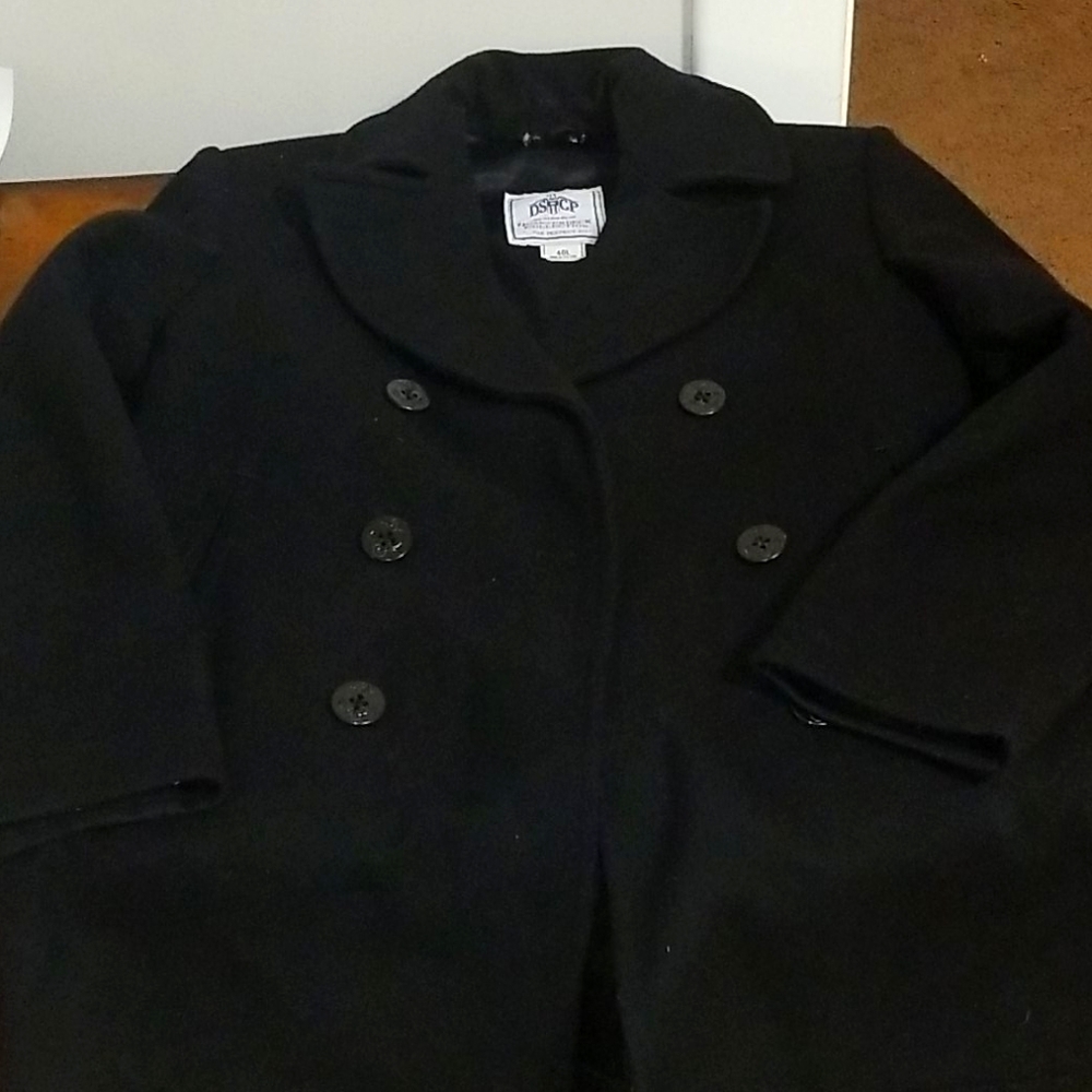 Men's Navy DSCP Quarterdeck Collection Peacoat